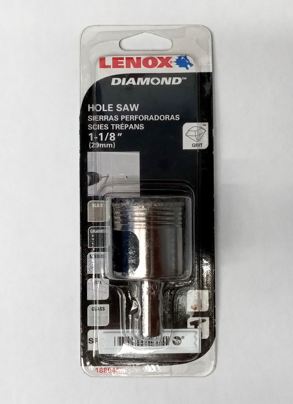 Lenox 1-1/8" Diamond Hole Saw Made In The United Kingdom 1880463
