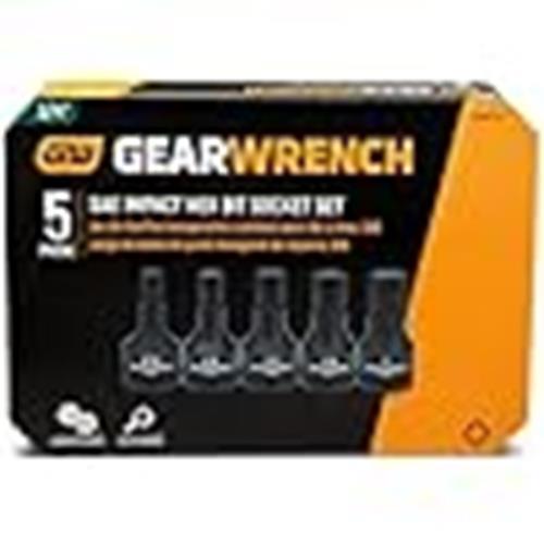 Gearwrench Impact Socket Set, 3/4 Dr, 6-Point, Sae, 9/16 To 1" 84899-06