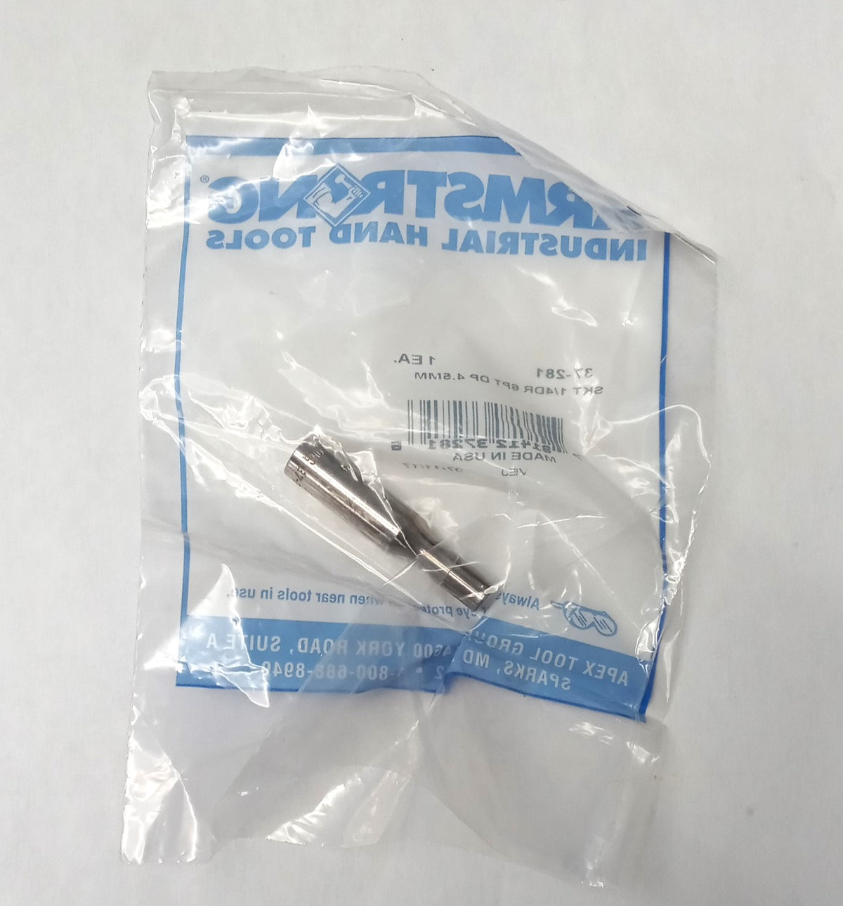 Armstrong 37-281 1/4" Drive 4.5mm Deep Socket 6pt USA