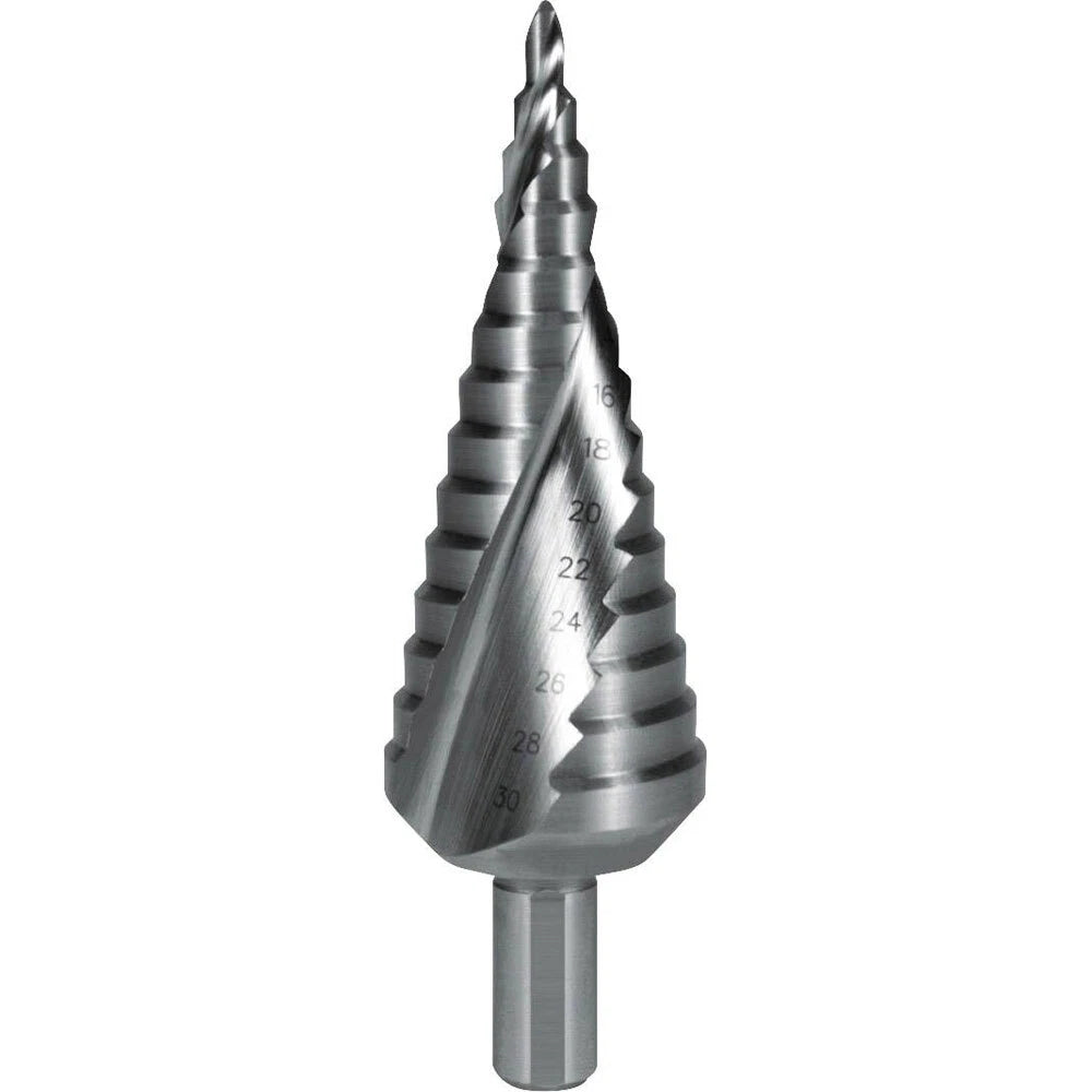 RUKO Step Drill Bit 4-30mm HSS High Cutting Performance Germany 101052