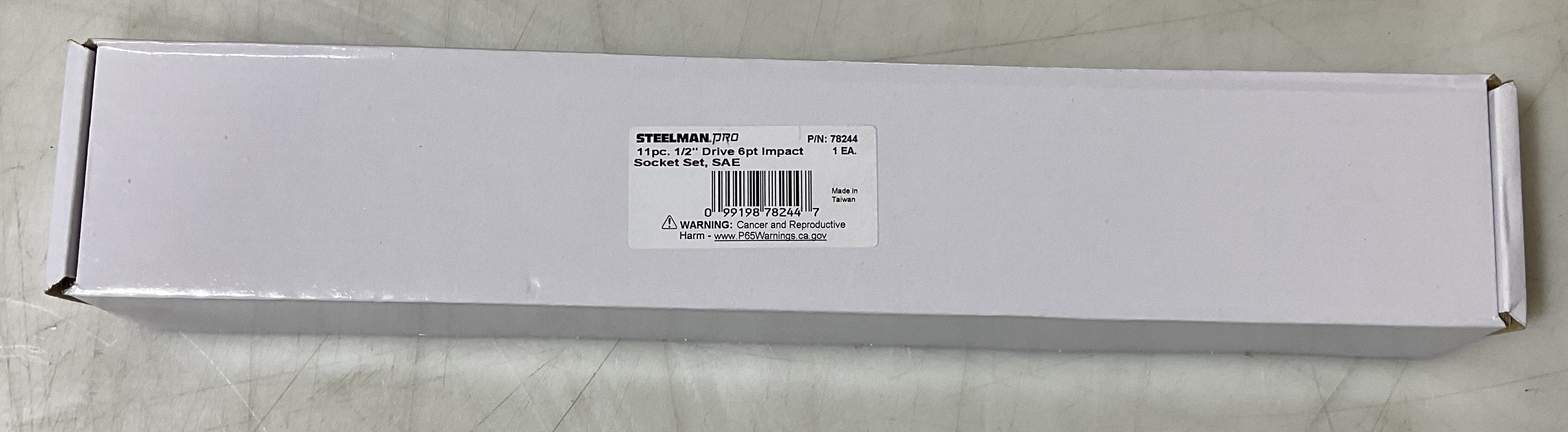 STEELMAN PRO 11pc 1/2" Dr 6pt impact socket set SAE 78244