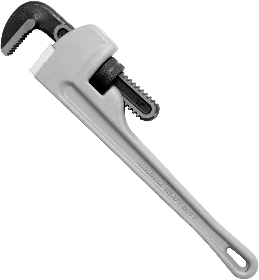 Superior Tool Company 04814 14-Inch Heavy Duty Straight Aluminum Pipe Wrench