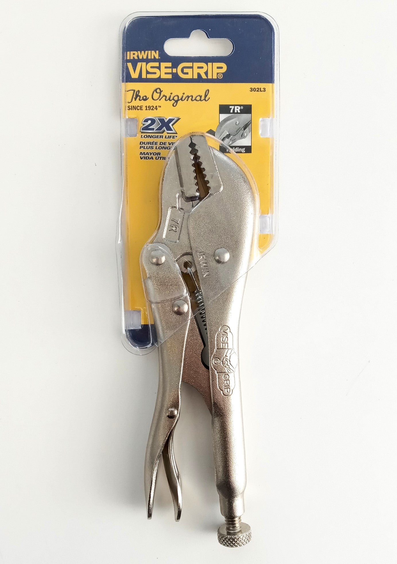 Irwin Vise-Grip 7" Vise Grip Straight Jaw Locking Pliers 302L3 7R