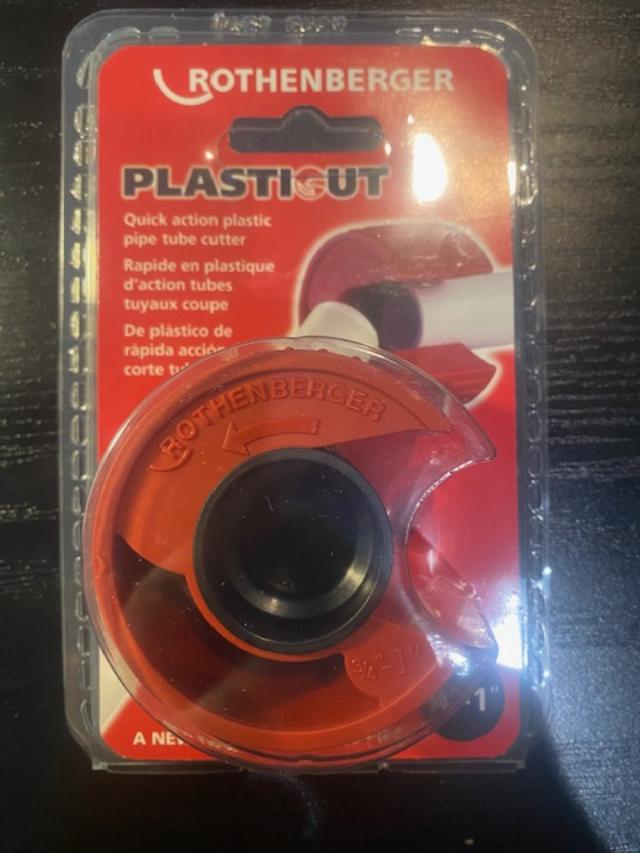 Rothenberger Plasticut Plastic Tube Pipe Cutter 3/4" & 1" 59090 United Kingdom