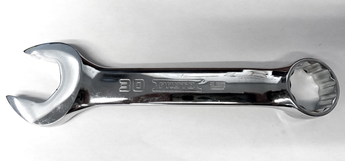 Proto 30mm Stubby Combination Wrench 12 Point Full Polish USA Made J1230MS