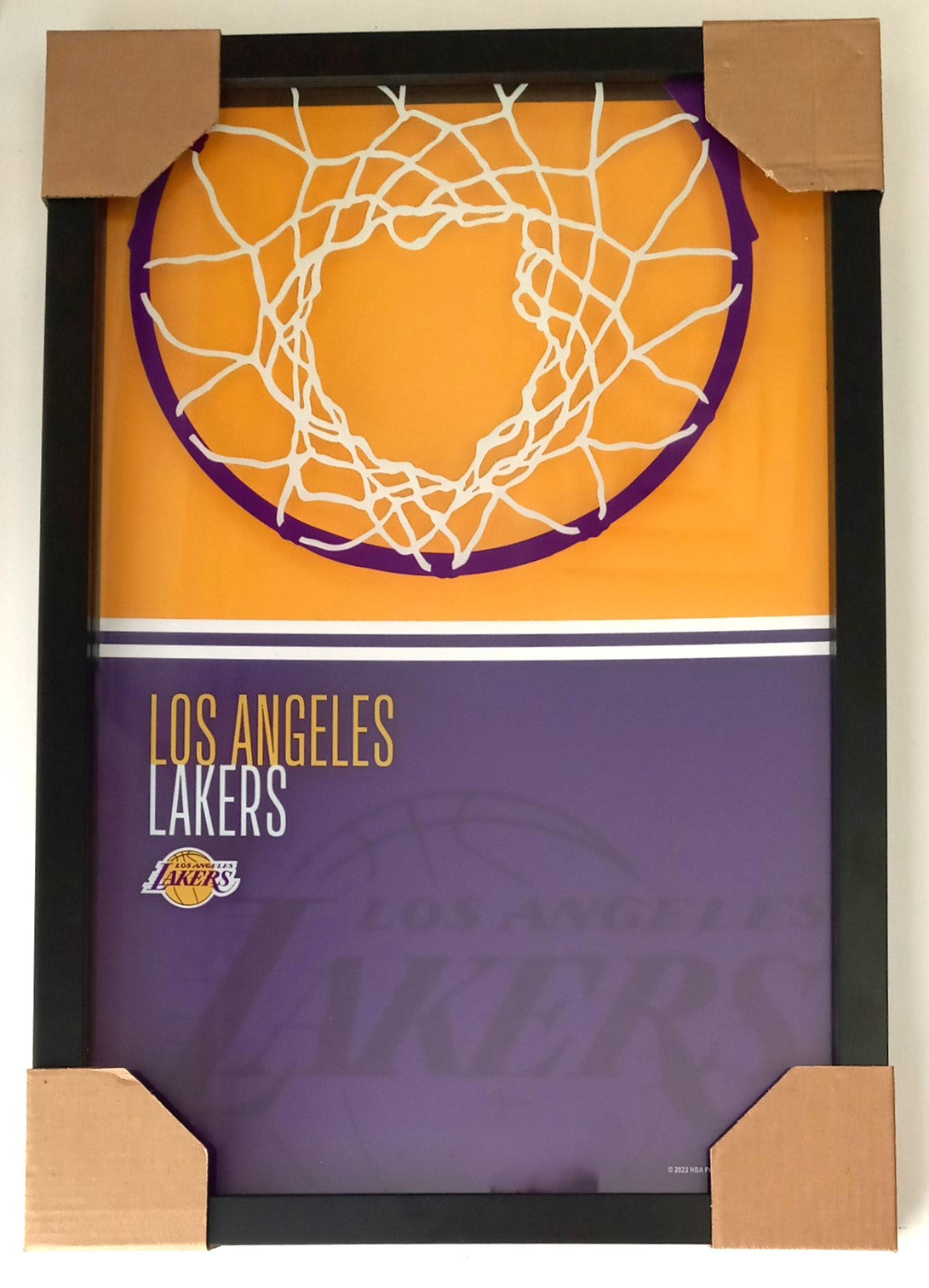 Open Road Los Angeles Lakers Prints On Glass NBA Licensed 90205287