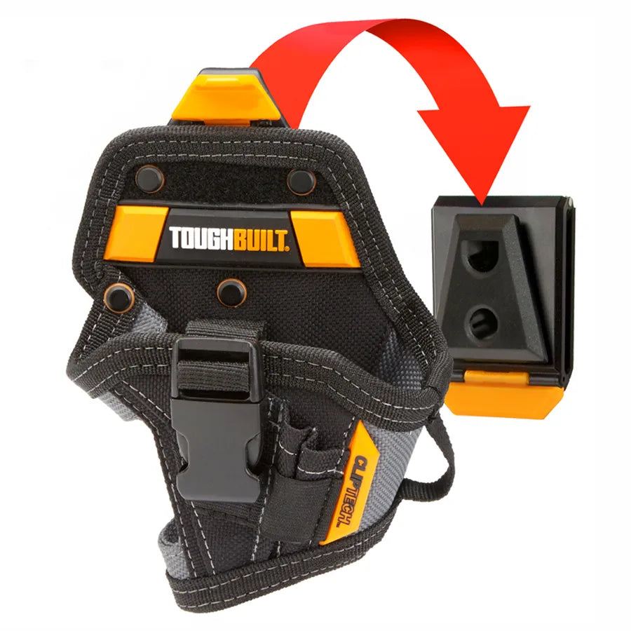 ToughBuilt 5.5 in. W X 7 in. H Polyester Drill Holster Tool Pouch 5 pocket tb-ct-20-s