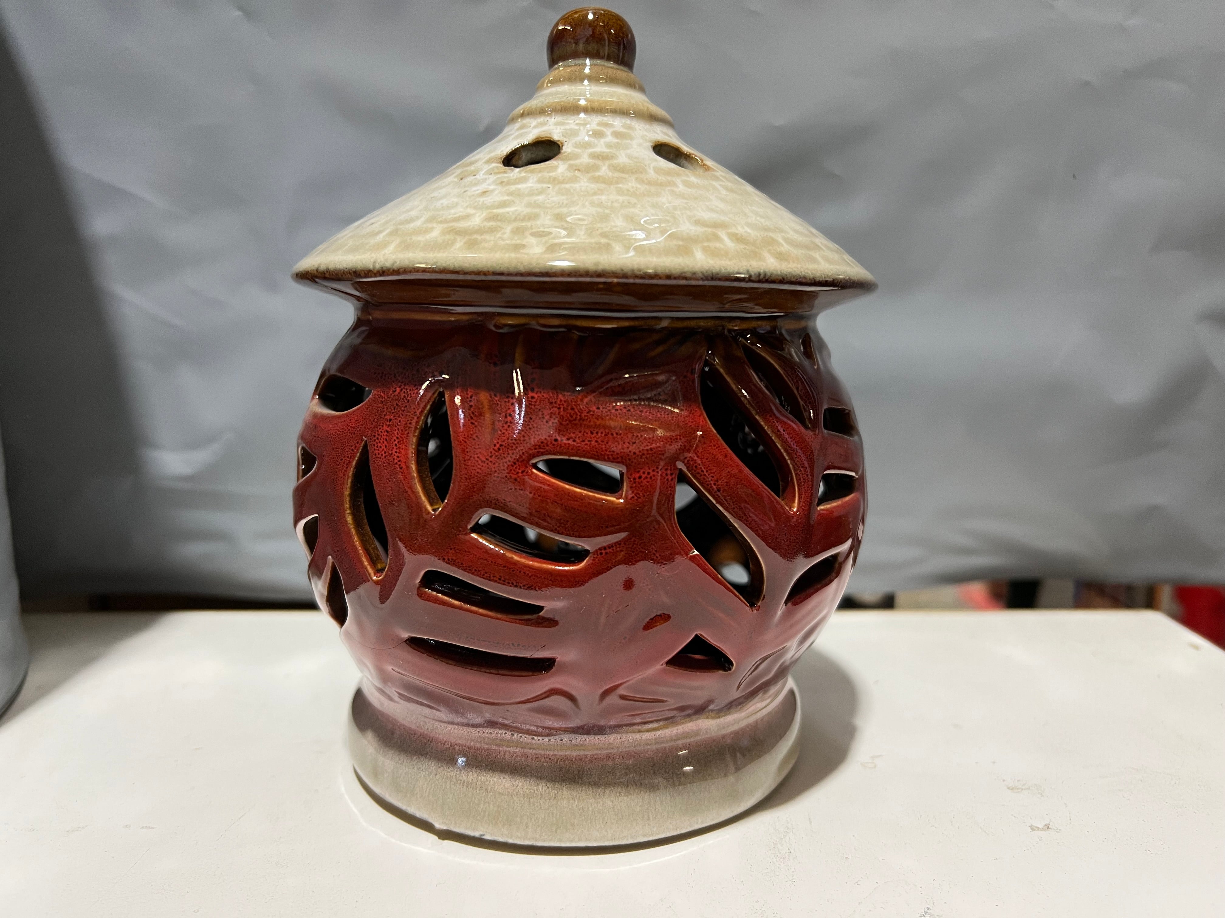 Westinghouse W350501W Rechargeable Fragrance Warmer Red/Taupe