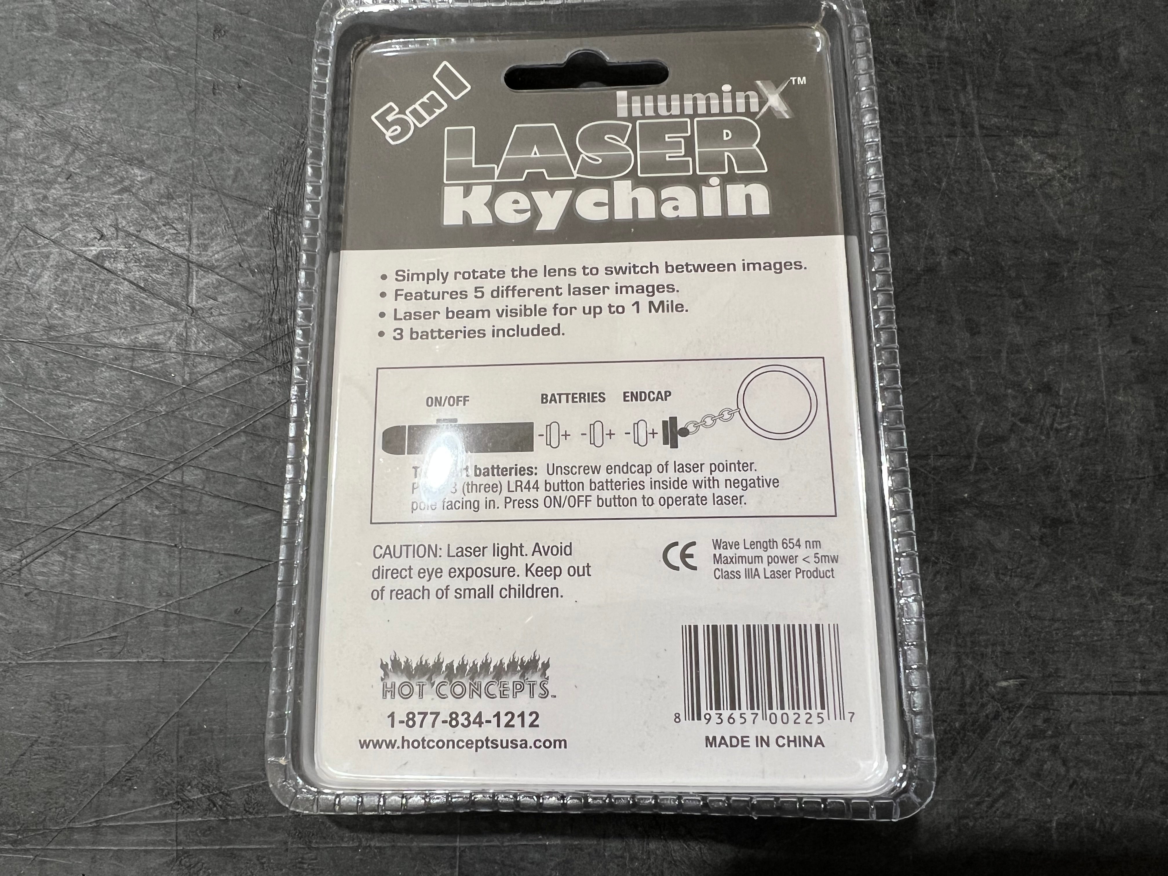 Illuminx HC177 5 in 1 Lasr Keychain