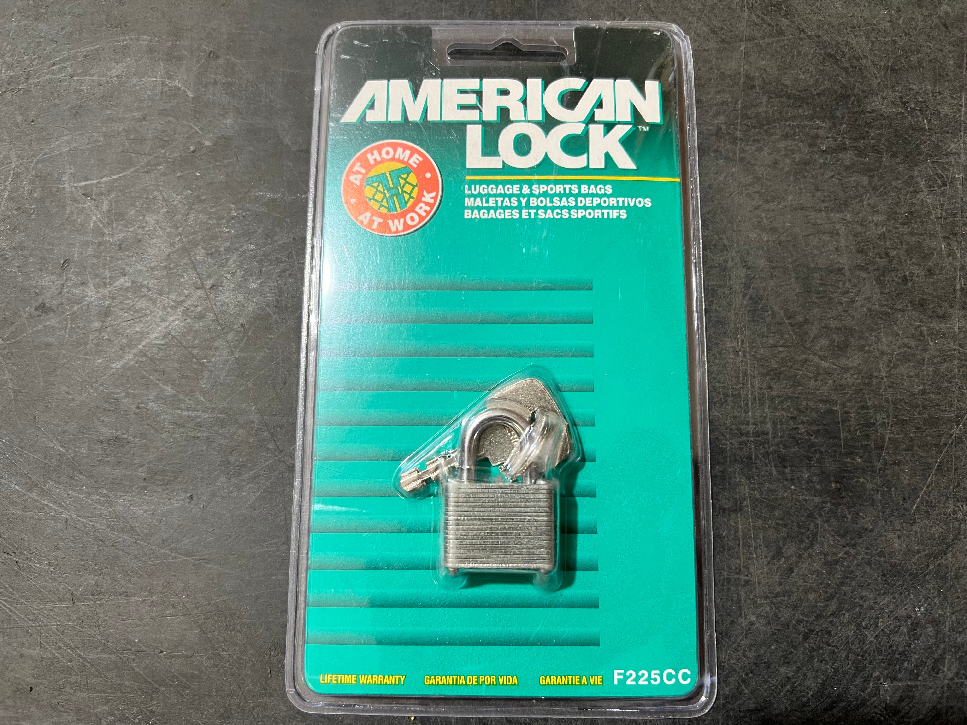 American Lock F225CC Luggage & Sports Bags Lock