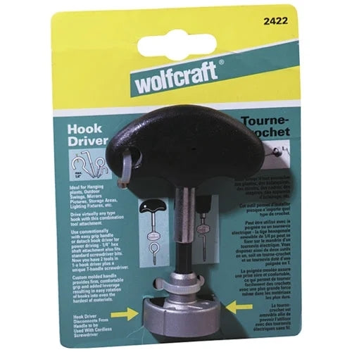 Wolfcraft 2422 Hook Driver 1/4" Hex Germany