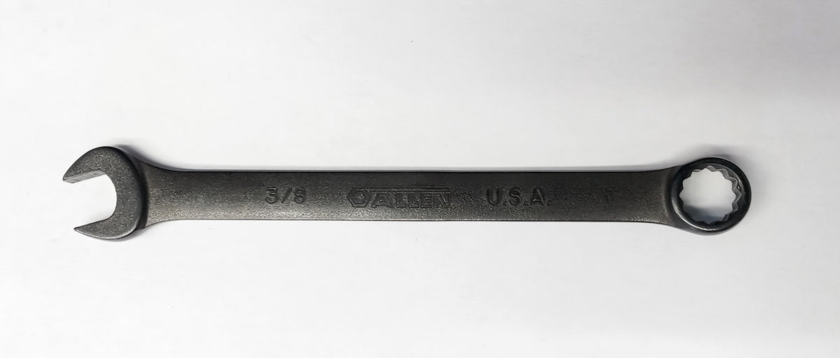 Allen 20208B SAE 3/8" Black Combo Wrench USA 12PT.