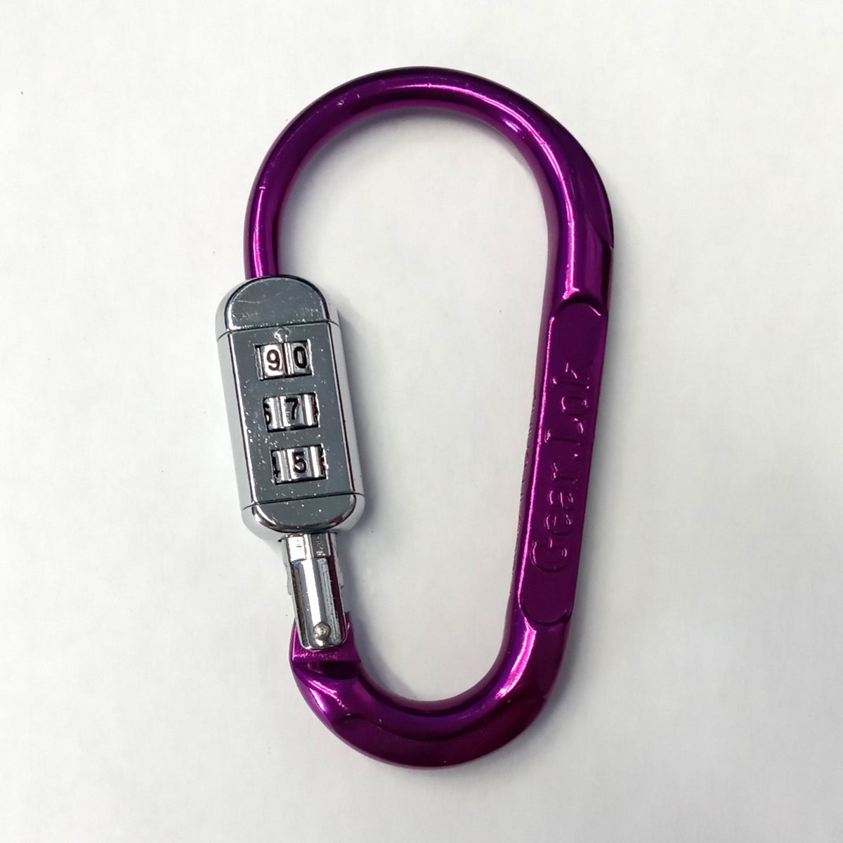 Gear Lok 4.25" Oval Carabiner Lock, Random Colors, BULK