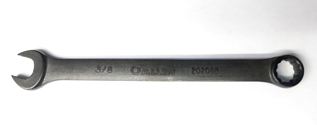 Allen 20208B SAE 3/8" Black Combo Wrench USA 12PT.