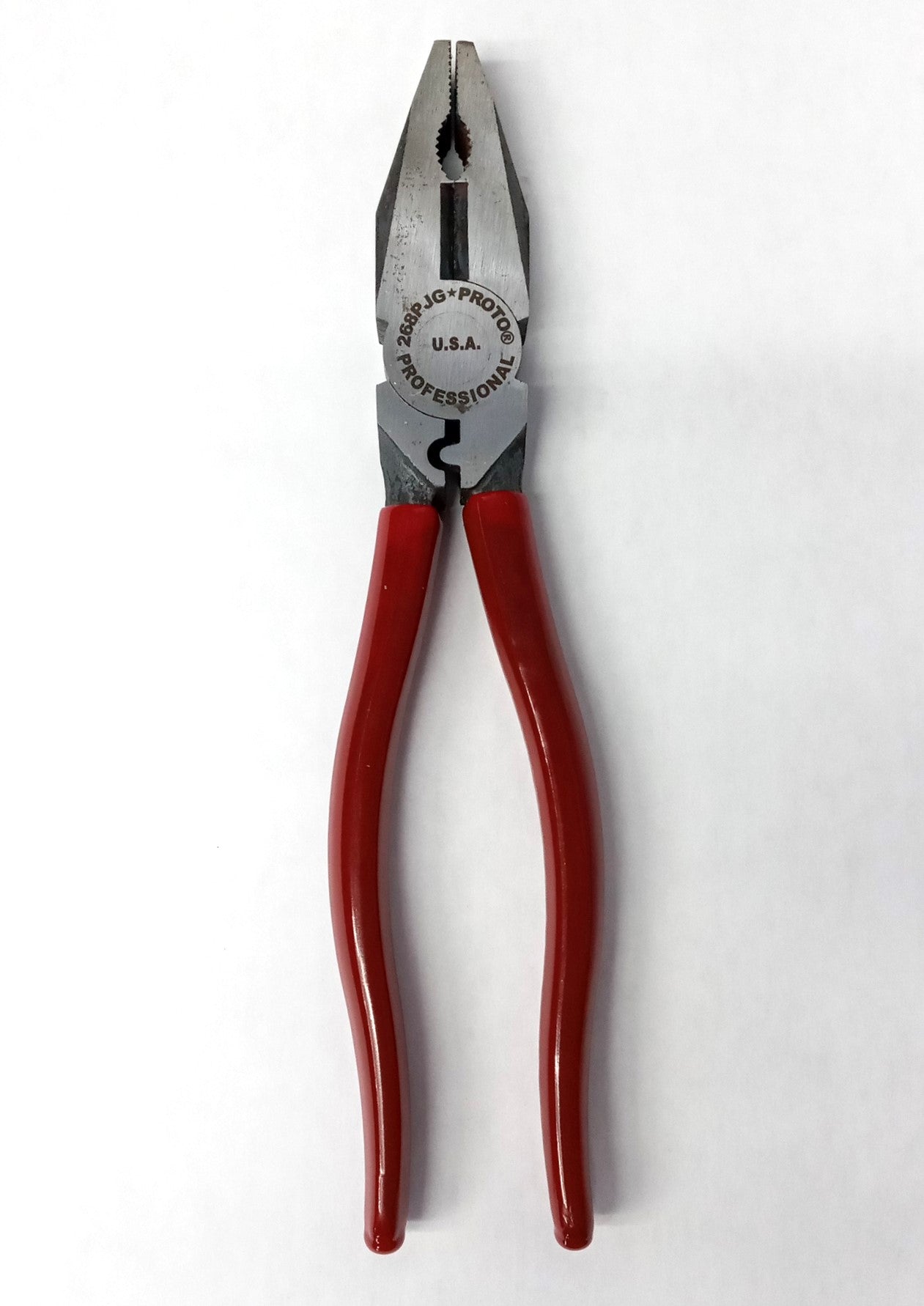 Stanley Proto 8-5/8" Lineman's Pliers Rubber Grip USA J268PJG