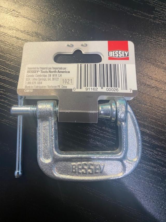 Bessey C-Clamp 1in Maximum Opening CM10 Bessey CM10