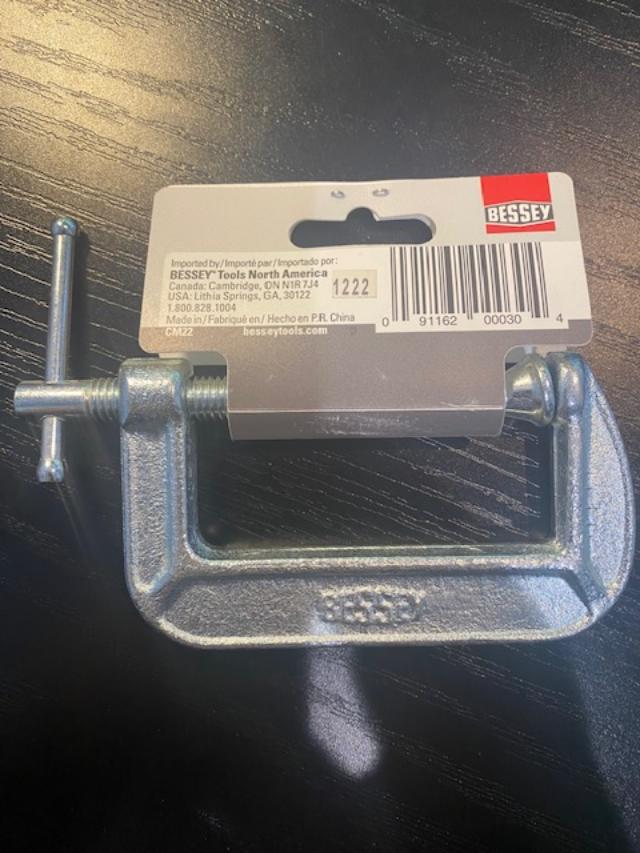 Bessey C-Clamp 2-1/2in Maximum Opening CM22 Bessey CM22