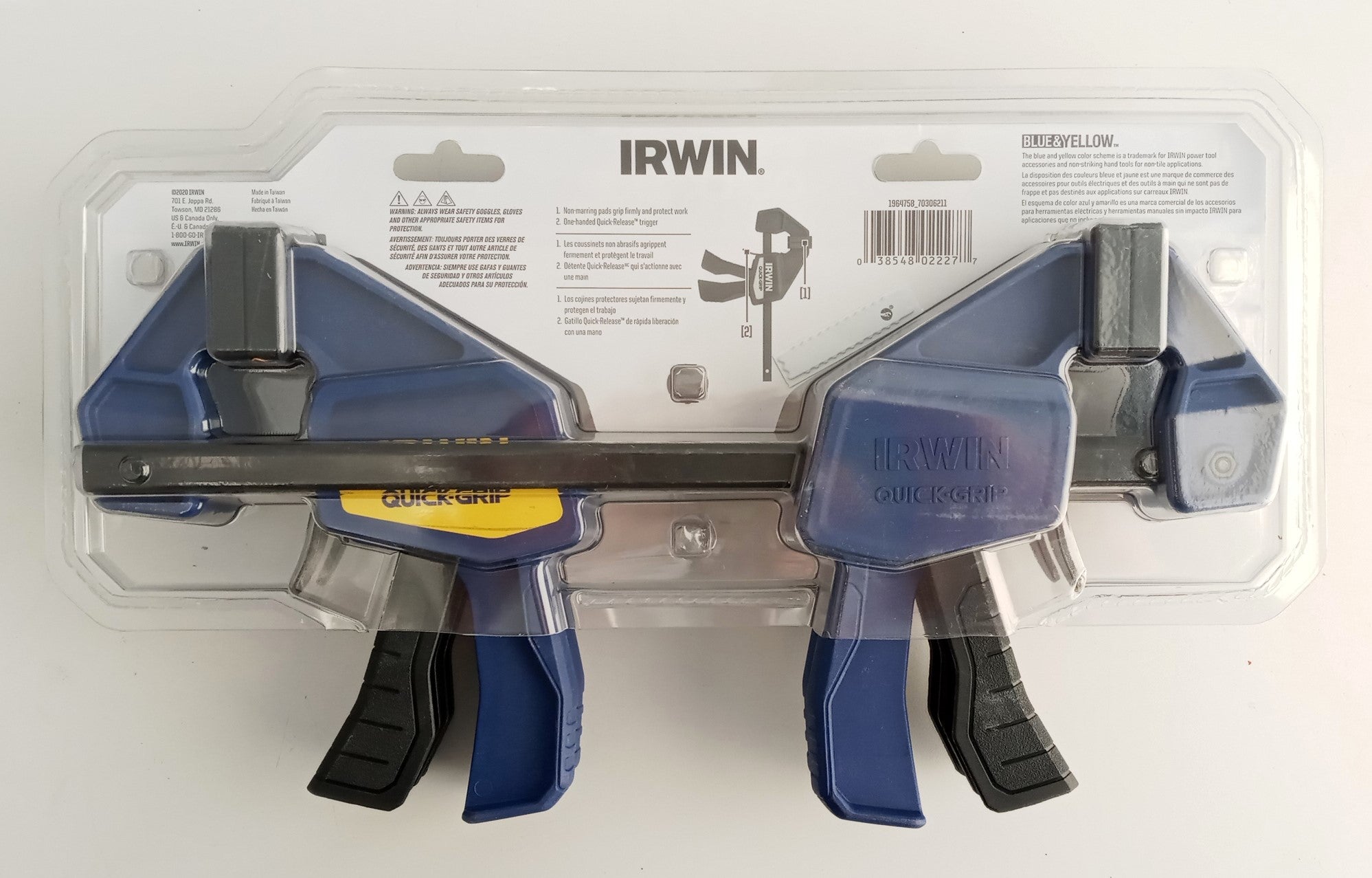 IRWIN QUICK-GRIP Clamps One-Handed Mini Bar 6" 4-Pack 1964758