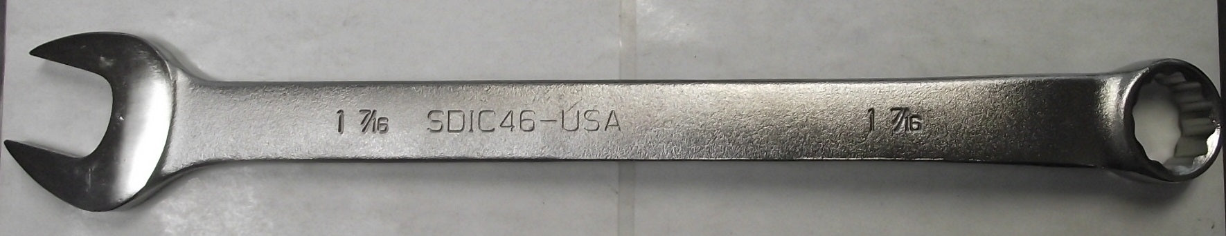 STOPDROP SDIC46 25246 1-7/16" Satin Combination Wrench 12pt USA