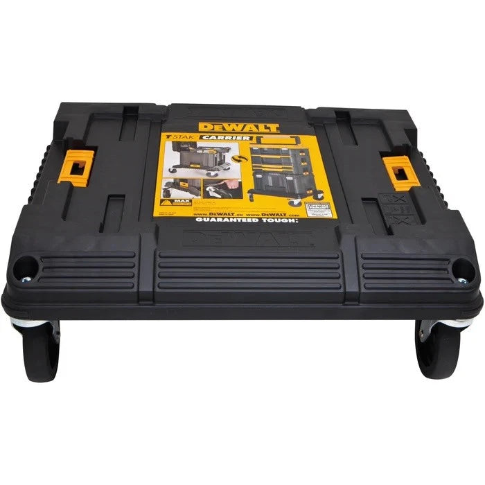 DEWALT TSTAK System Stackable Utility Cart 220 lb. Load Capacity 4-Wheeled Black DWST17889