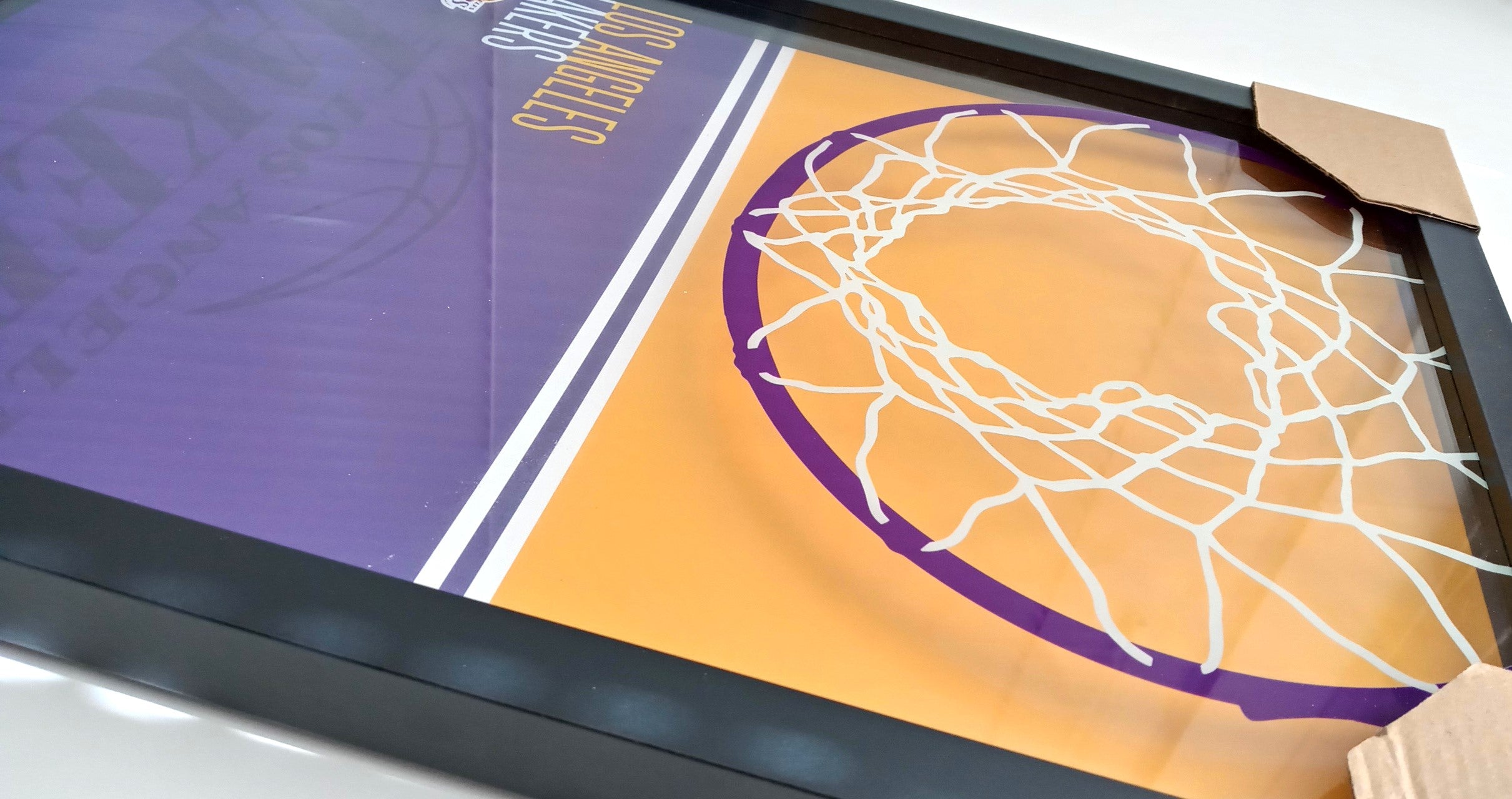 Open Road Los Angeles Lakers Prints On Glass NBA Licensed 90205287
