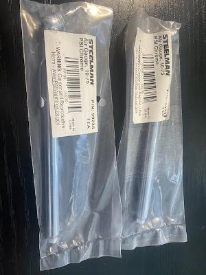 Steelman Metal Air Gauge 10-75 PSI 2pcs. 99238
