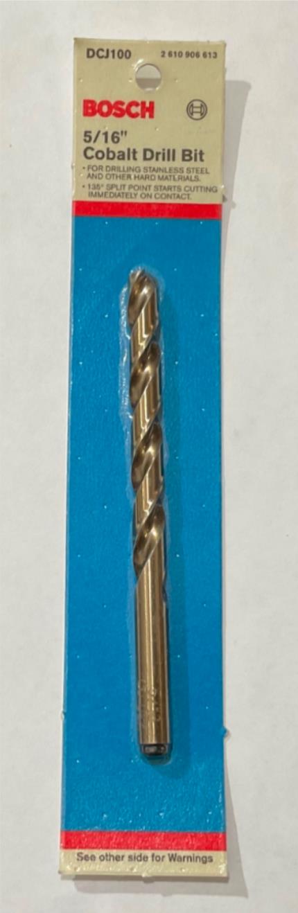 Bosch 5/16" x 4-1/2" Cobalt Drill Bit USA DCJ100