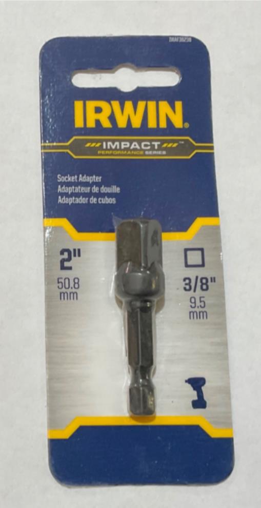 Irwin IWAF36238 3/8" Square Impact Socket Adapter #I-20