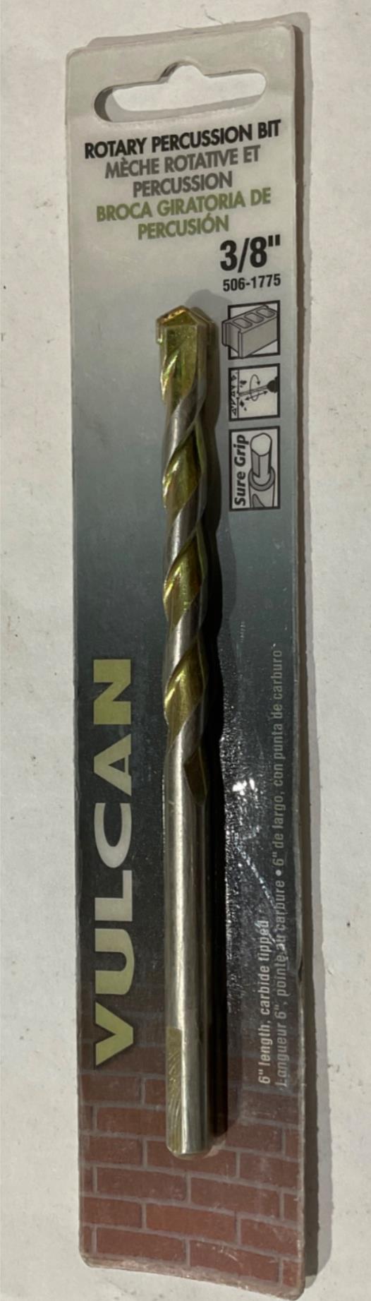 Vulcan 506-1775 3/8" x 6" Carbide tipped rotary percussion bit