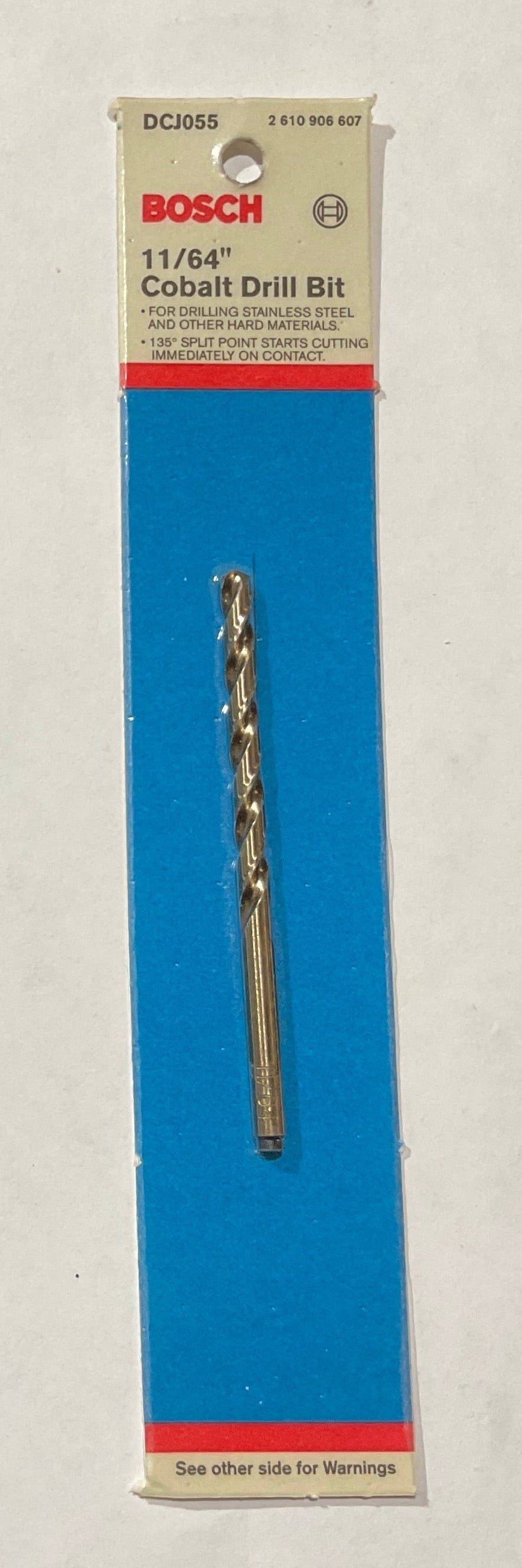 Bosch 11/64" x 3-1/4" Cobalt drill bit DCJ055 USA