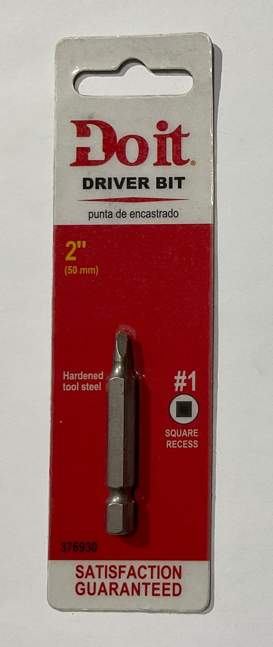 Do it 376930 #1 x 2" Square Recess insert bit #S-40