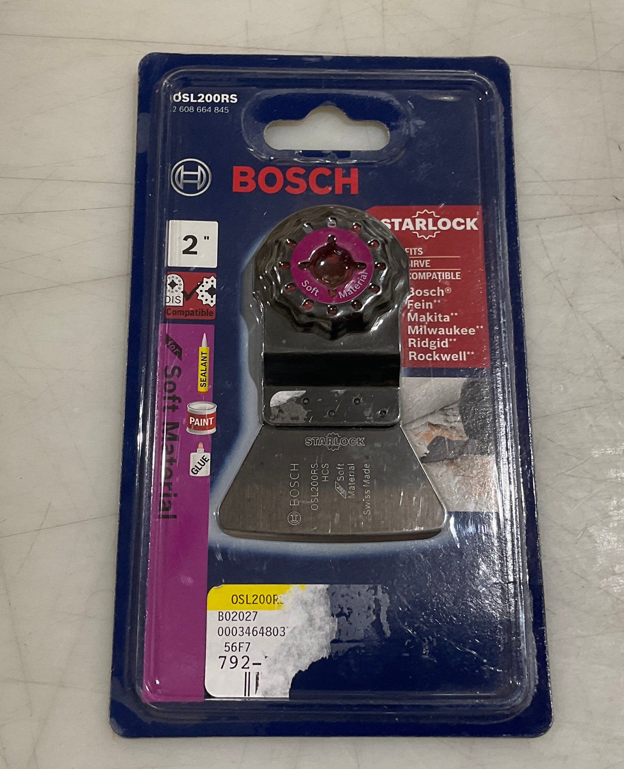 Bosch OSL200RS 2" Starlock Scraper oscillating blade #I-77