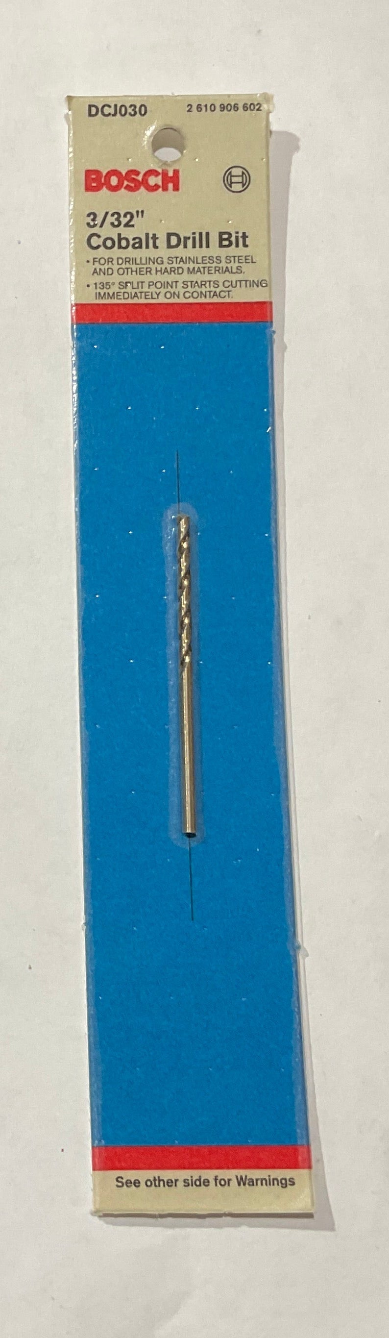 Bosch 3/32" x 2-1/4" Cobalt drill bit DCJ030 USA