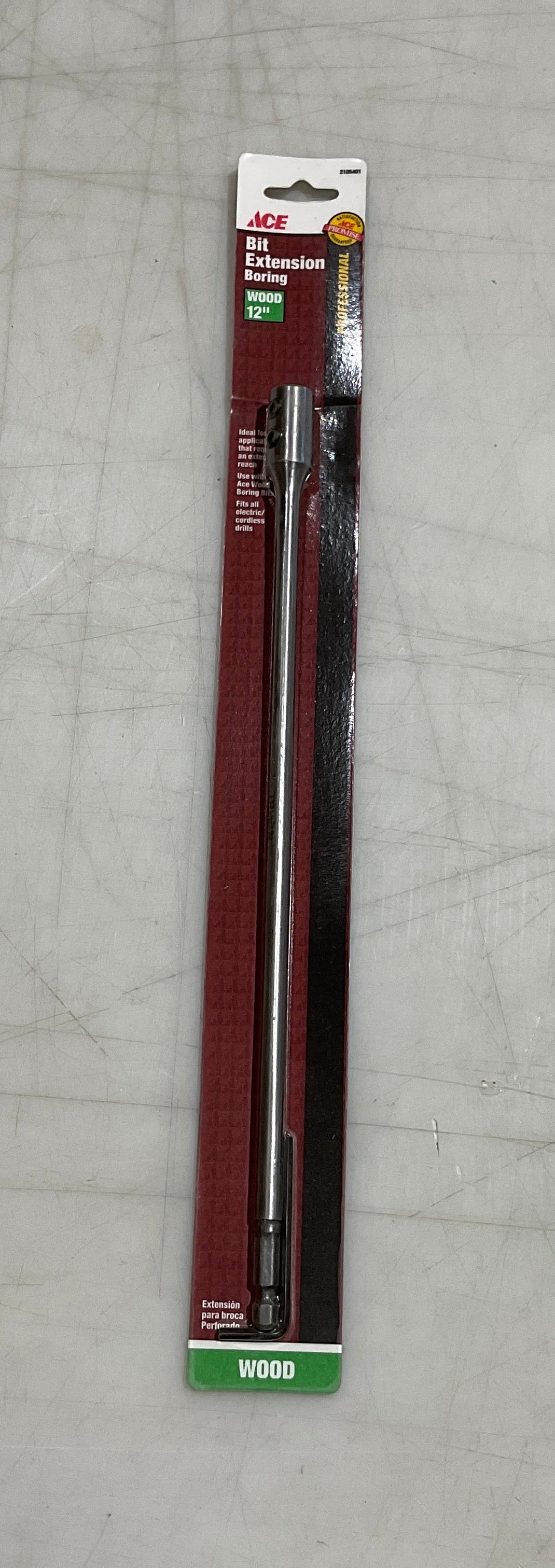 Ace 2105401 12" boring extension bit