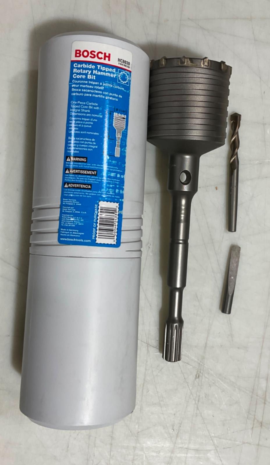 Bosch 3-1/8 x 12" Spline Shank Rotary Hammer Bit HC8030