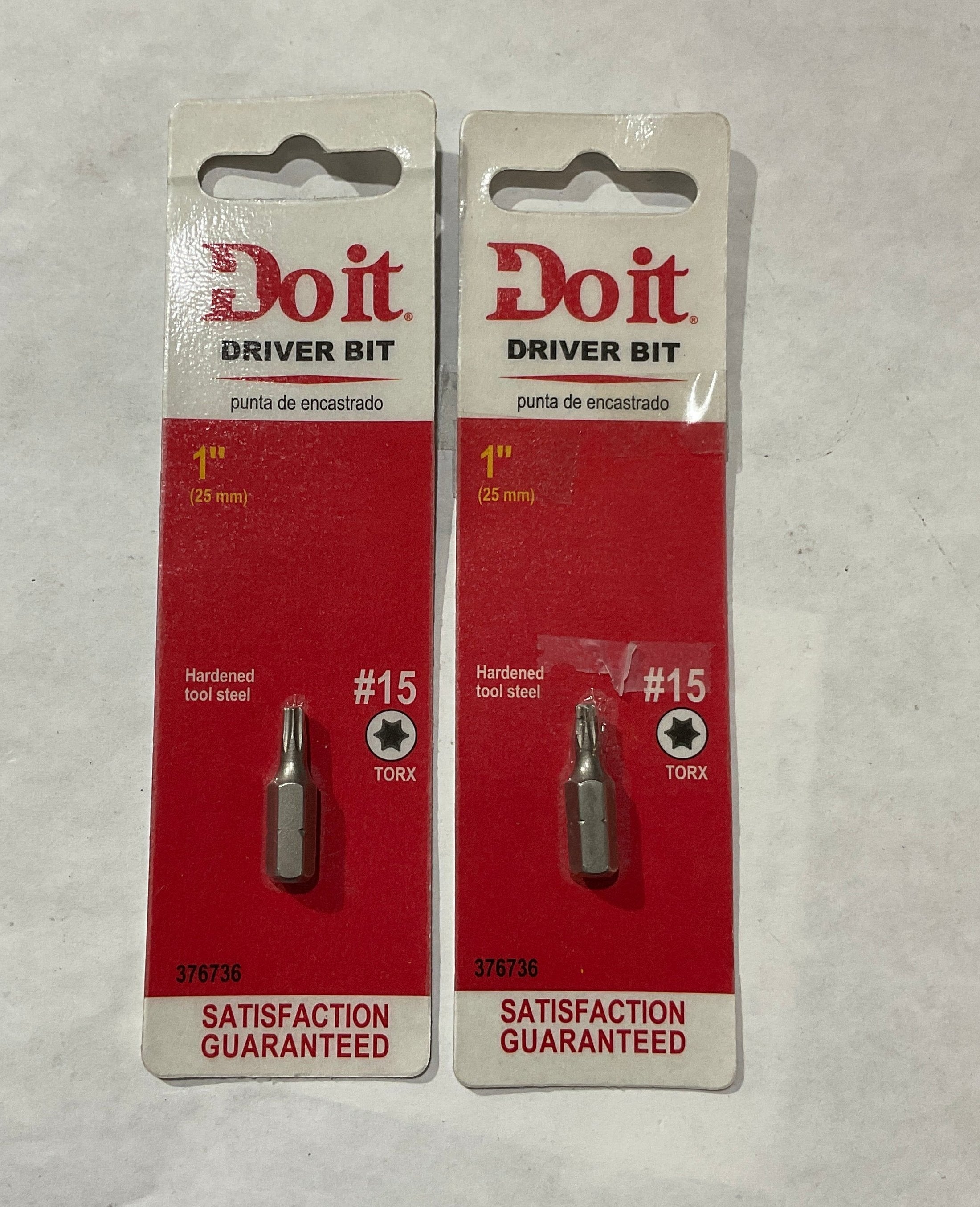 Do it Best 376736 #15 x 1" insert bits 2pks #S-31