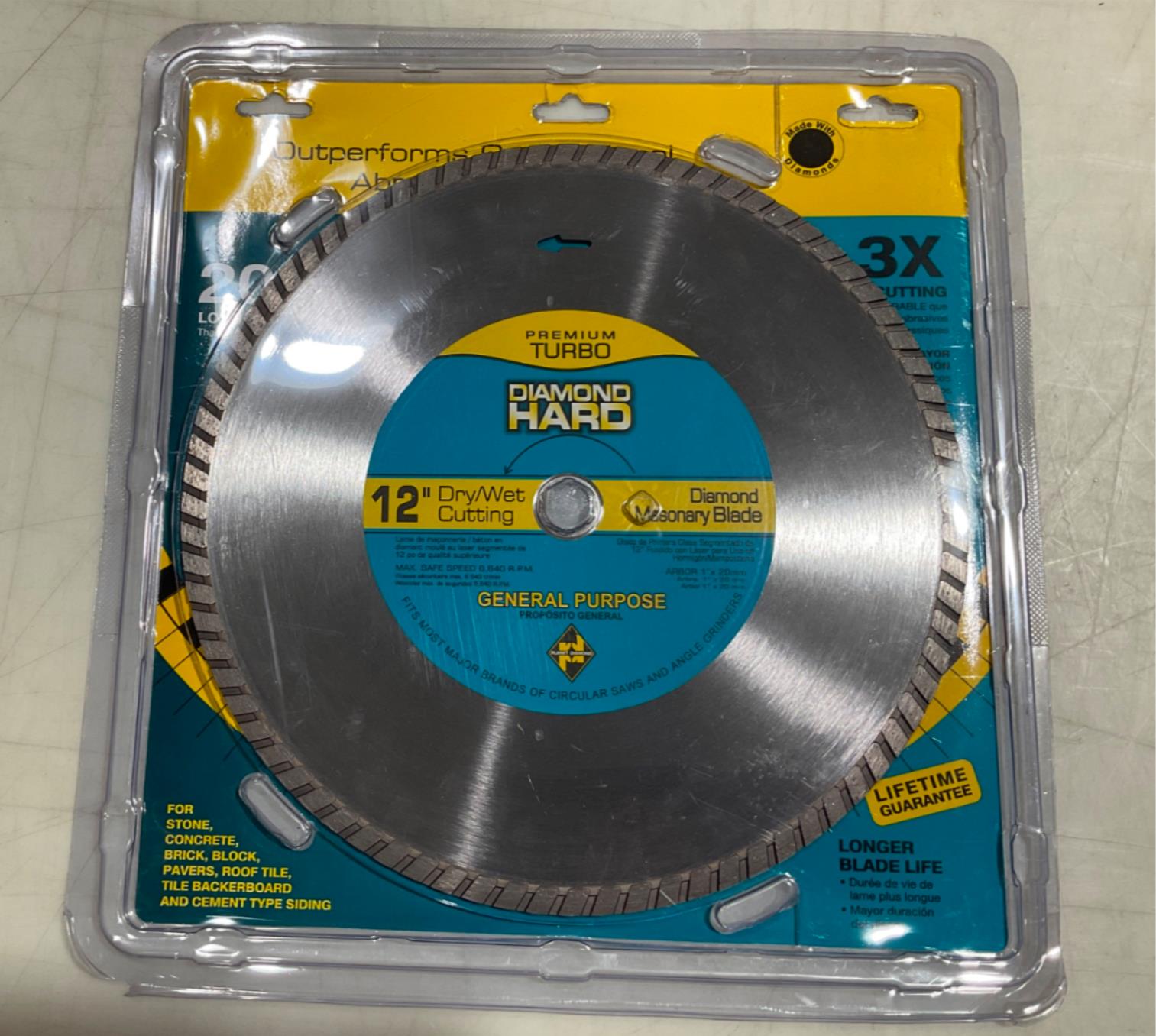 Planet Diamond 21112020 12" Dry/Wed cutting Diamond Masonary Blade