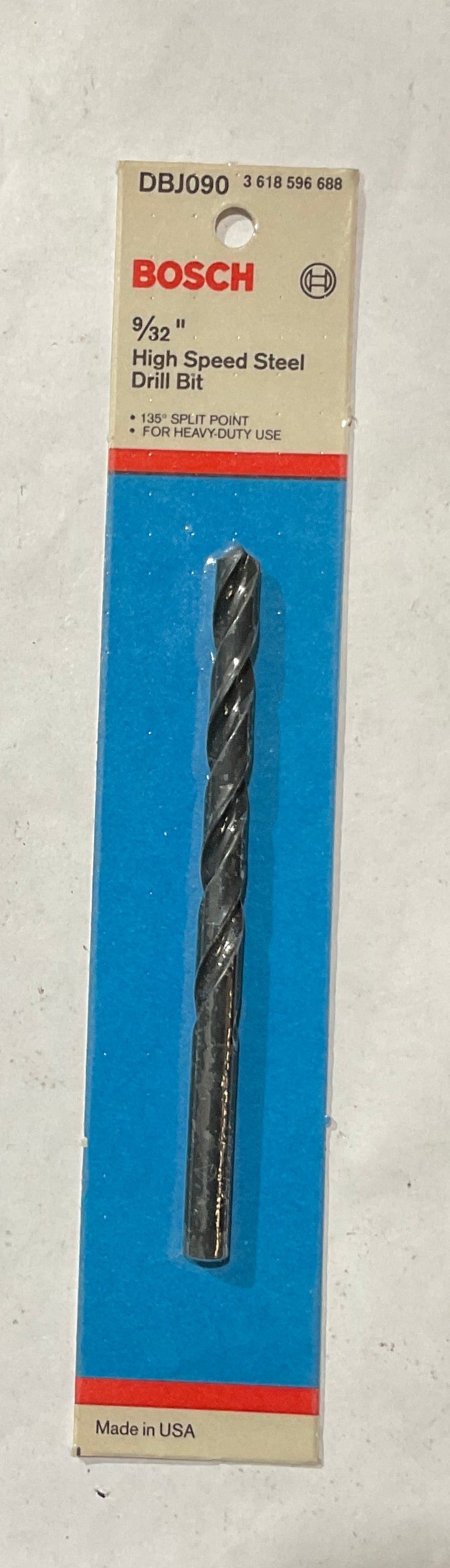 Bosch 9/32" x 4-3/8" HSS drill bit DBJ090 USA