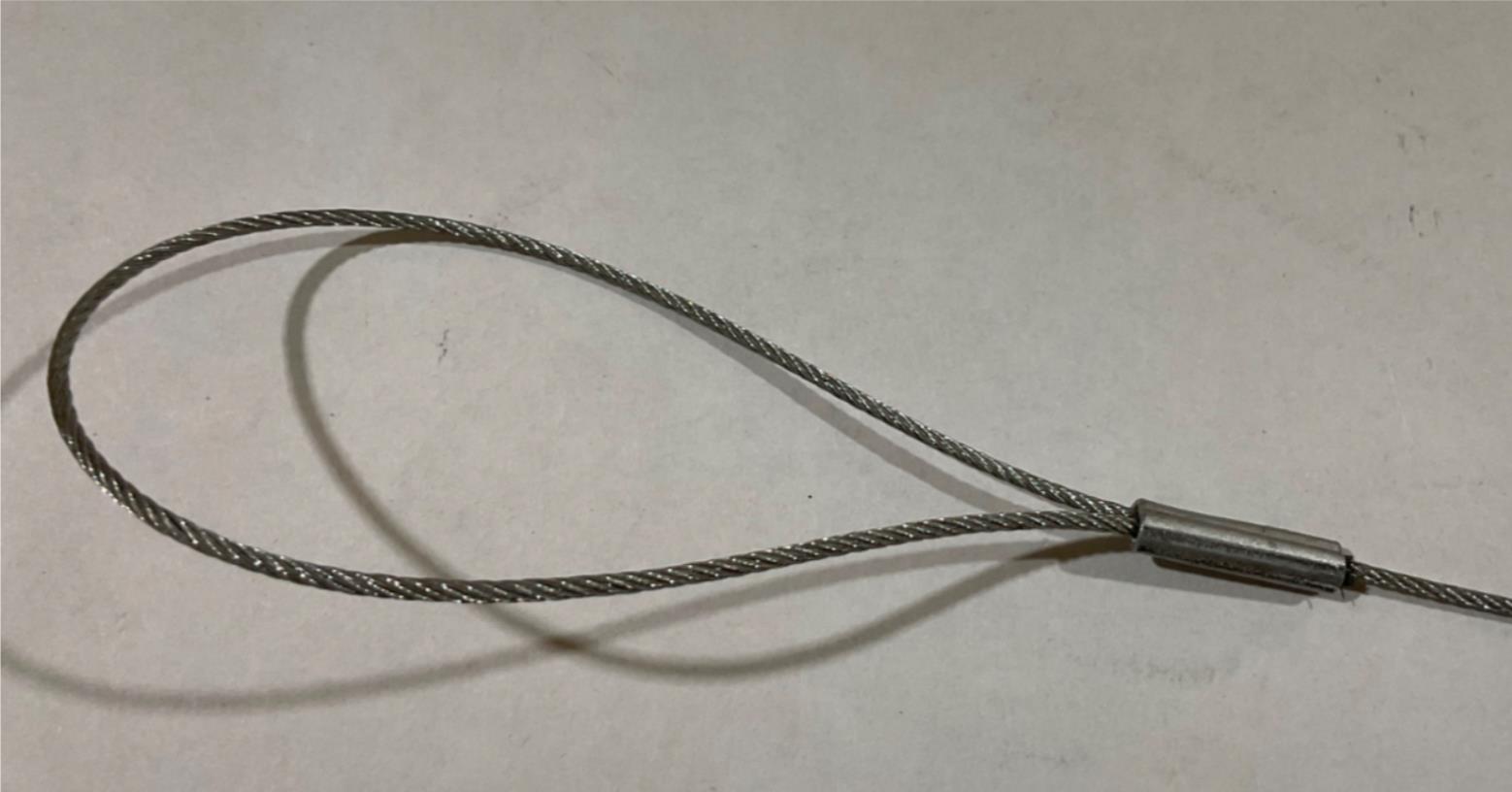 nVent Caddy SLK15L5LP 196516 1.5mm x 5mm Wire Rope Hanger w/loopend fitting #B23
