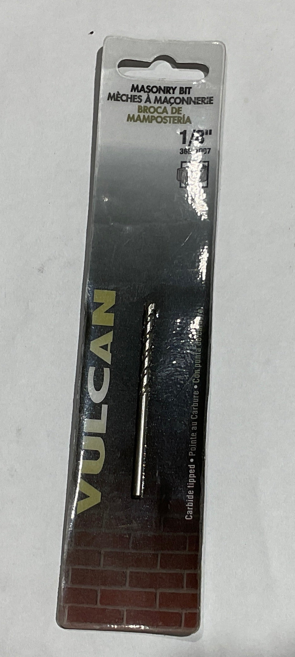Vulcan 365-1007 1/8" Masonry carbide tipped drill bit
