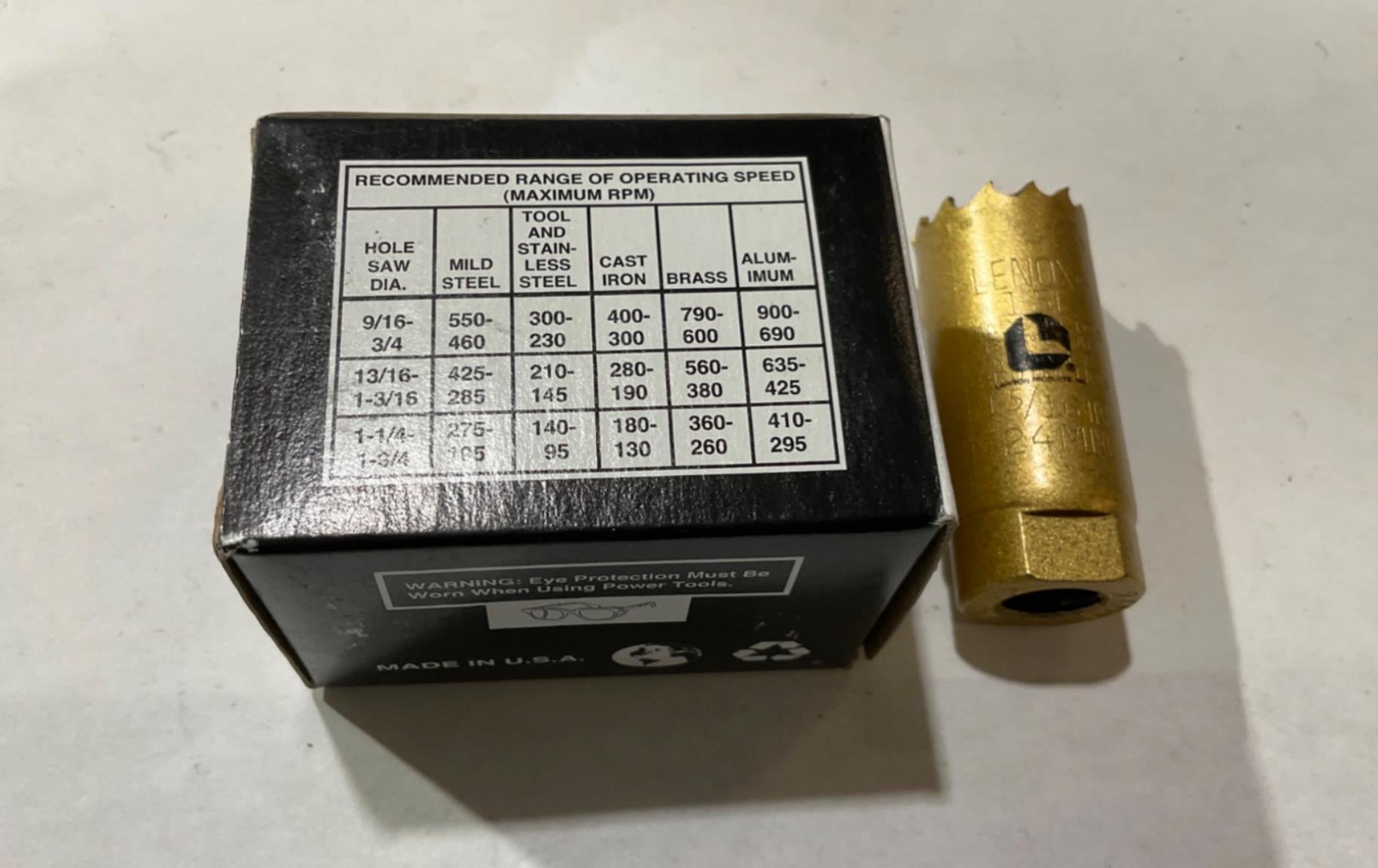 Lawson 99899 15/16" Bi-Metal Holesaw USA