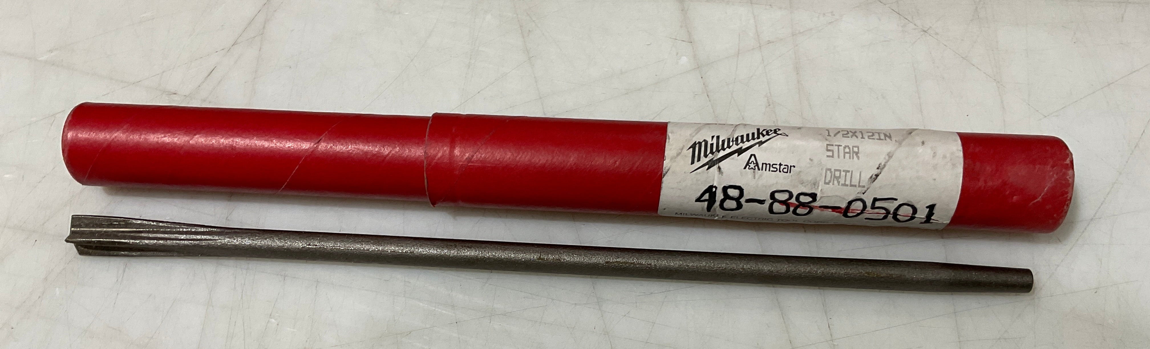Milwaukee 48-88-0501 1/2X12in Star drill #I-30