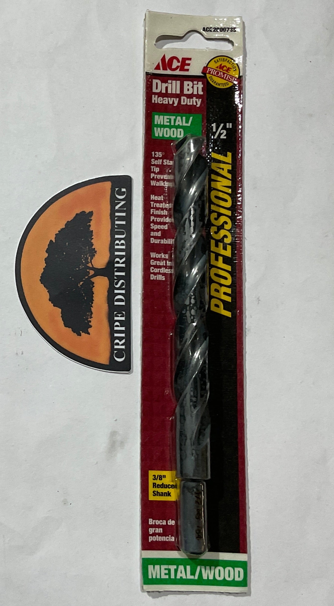 Ace 2000735 1/2" x 6" HD Professional Drill Bit USA