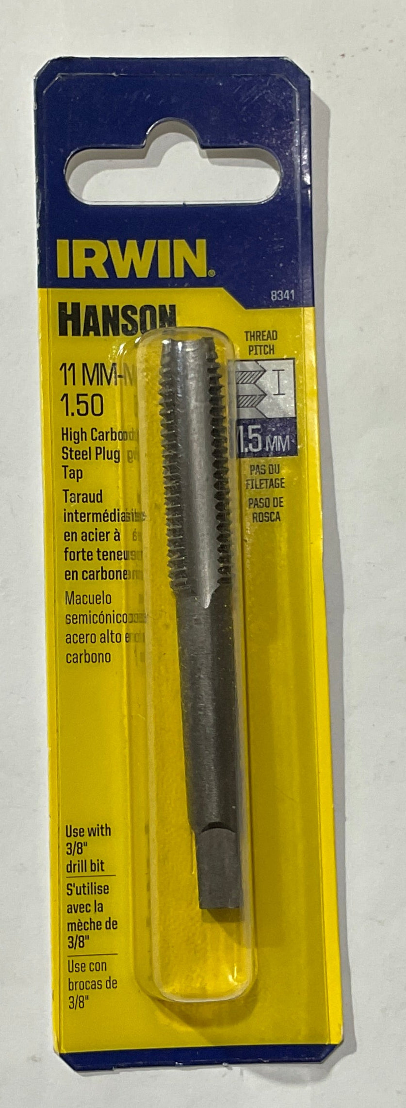 Irwin 11mm-1.50 High Carbon steel plug tap 8341 USA #I-21