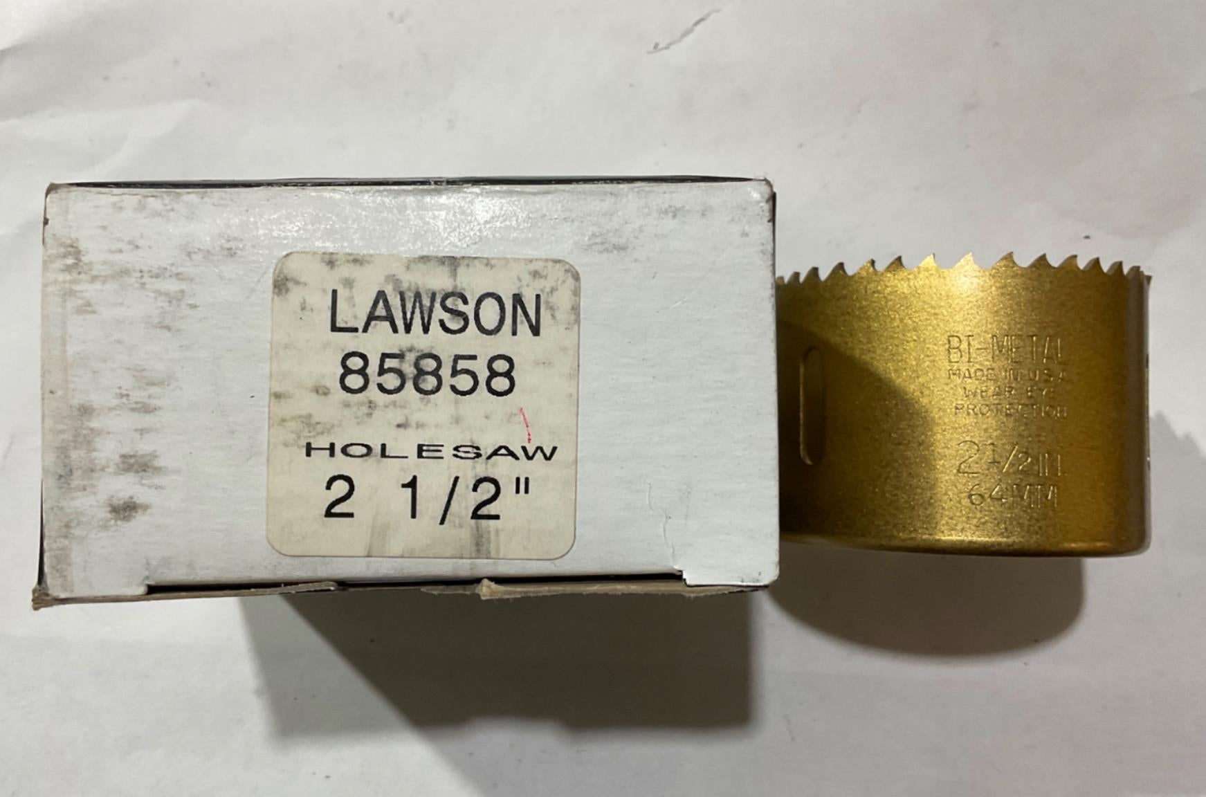Lawson 85858 2-1/2" Bi-Metal Hole Saw USA
