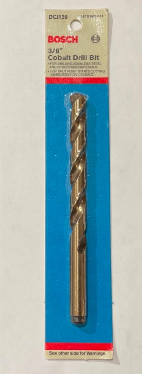Bosch 3/8" x 5" Cobalt Drill Bit DCJ120 USA