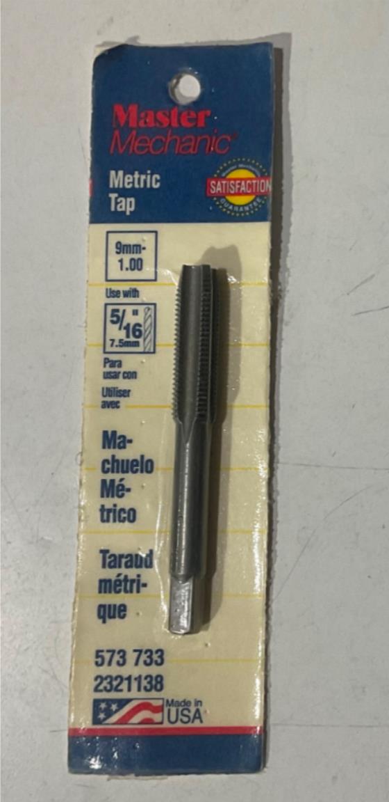 Master Mechanic 573 733 9mm -1.00 Metric Tap USA