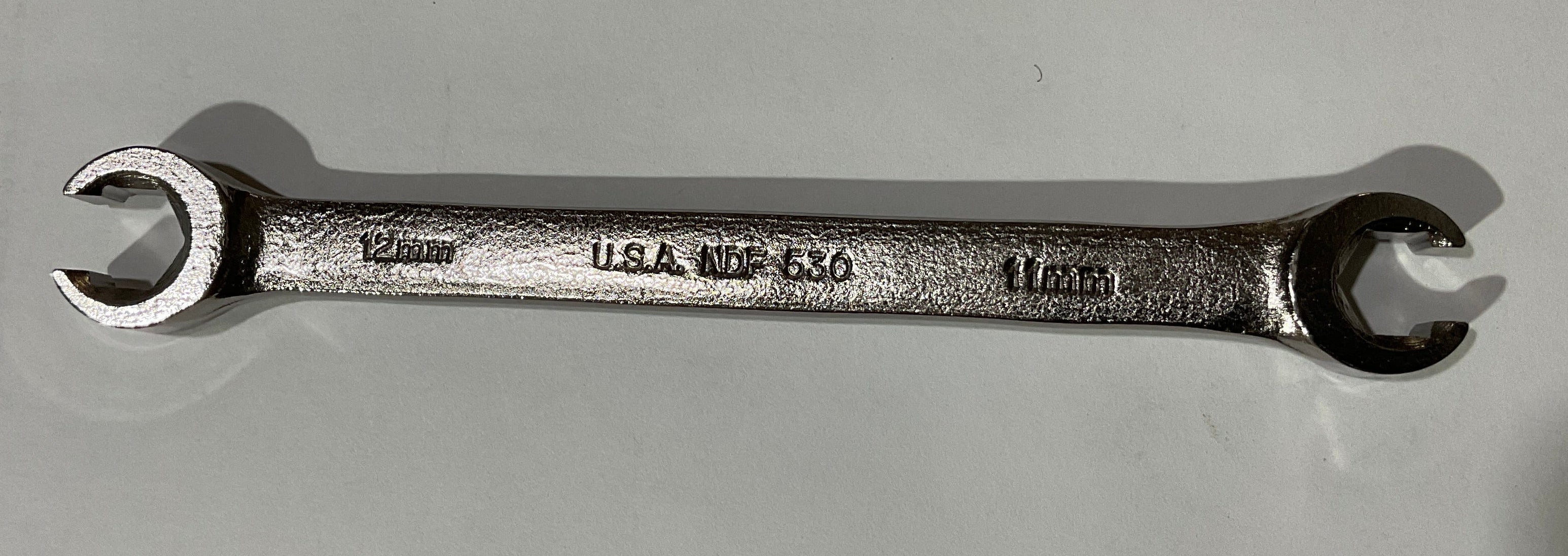 Napa 11mm x 12mm Metric Flare nut wrench NDF 530 USA #53