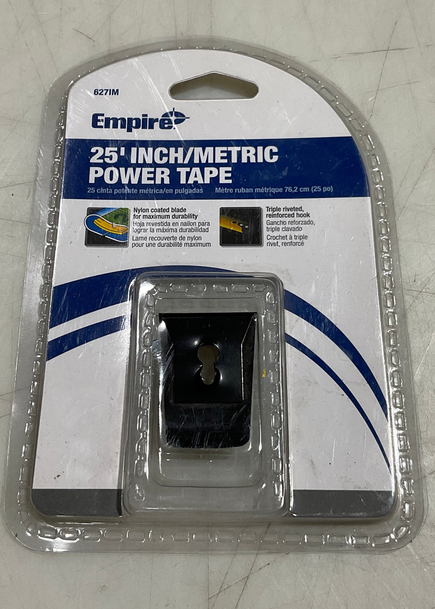 Empire 627IM 25' Inch/Metric Power Tape Clip #88