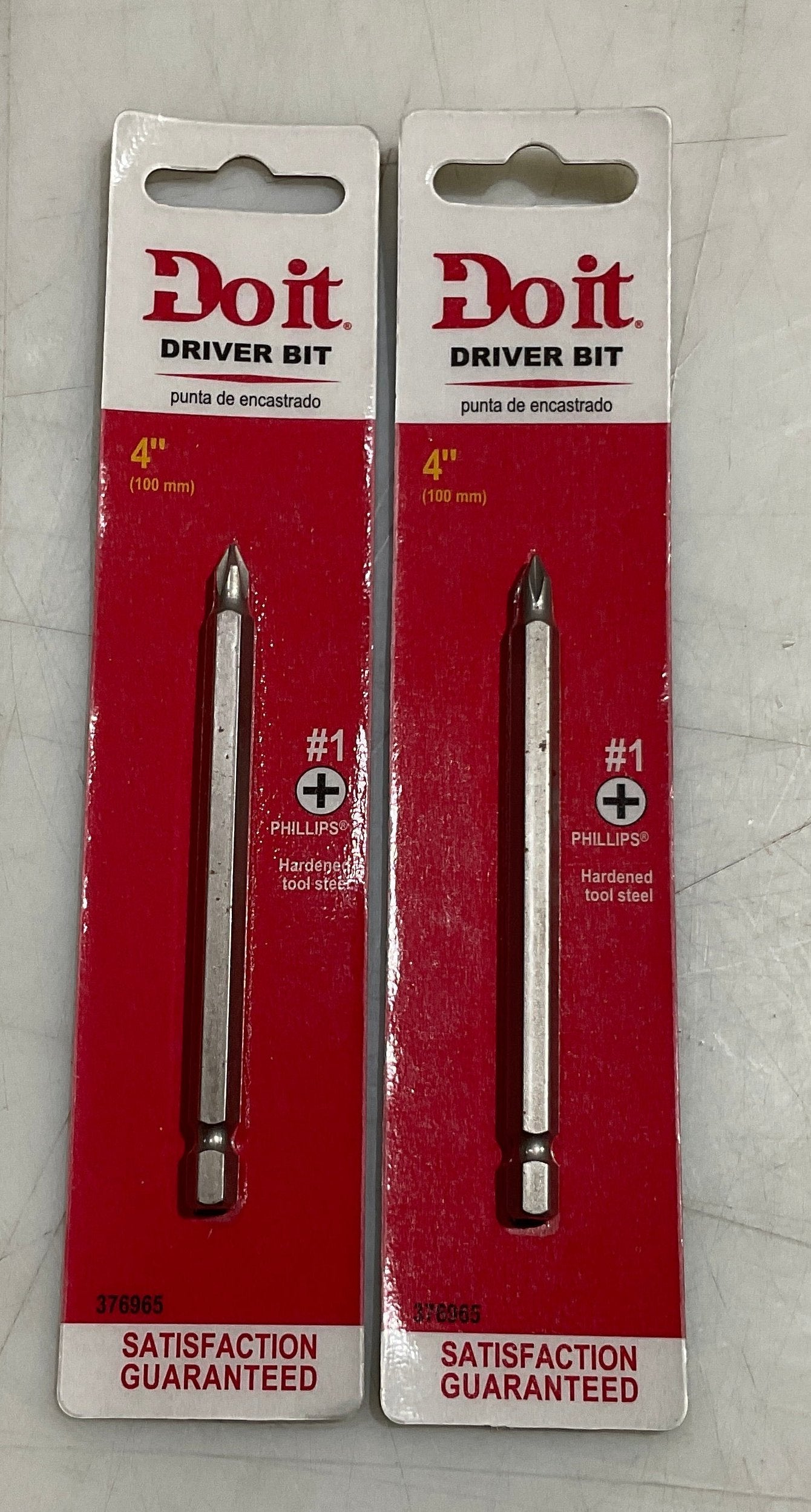 Do it 376965 #1 x 4" driver bit 2pcs #S-32